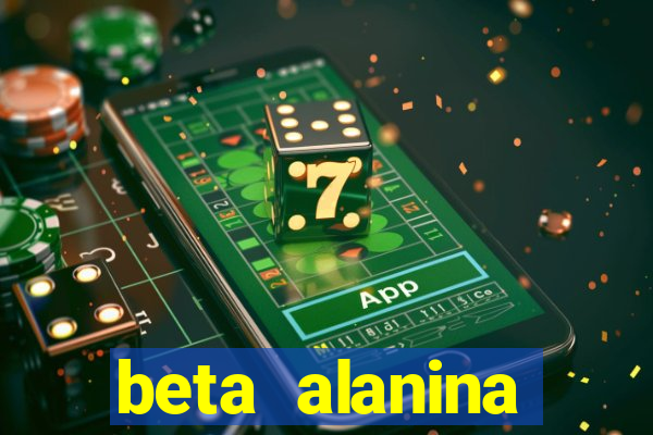 beta alanina aumenta a pressao